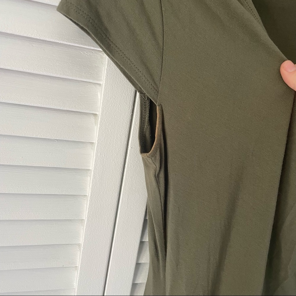 Ann Taylor Green Wrap Dress - Picture 6 of 7